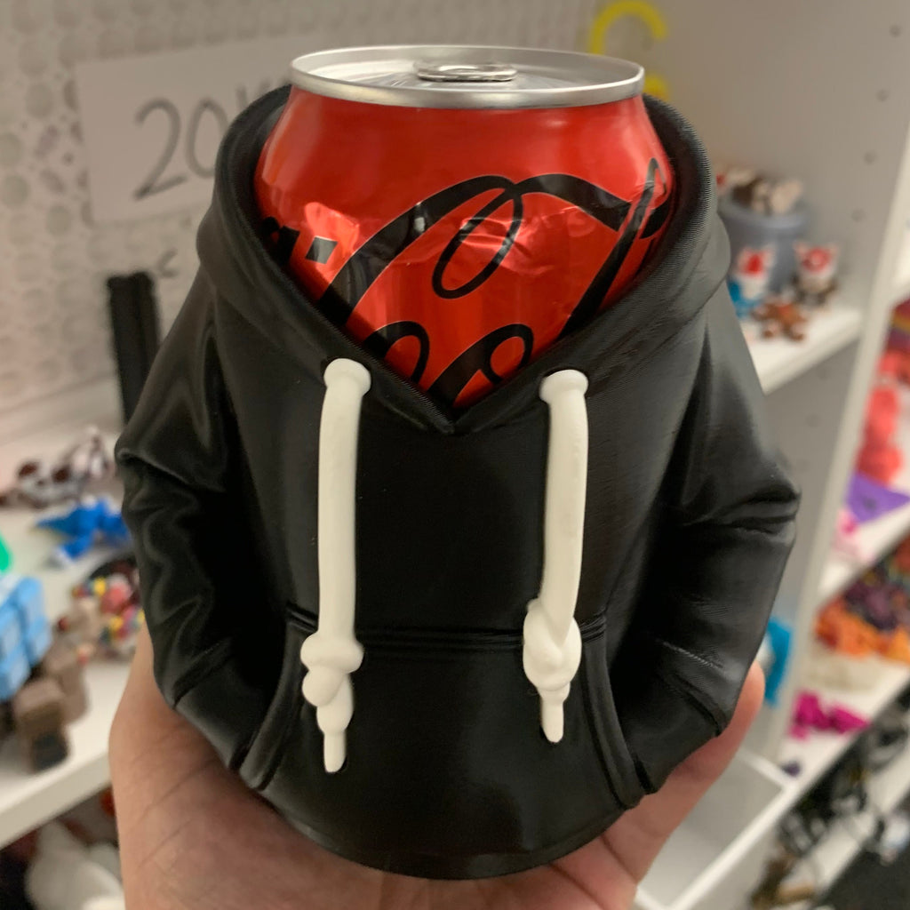 Sodavands-holder i Hoodie – Sjov 3D-printet Dåseholder