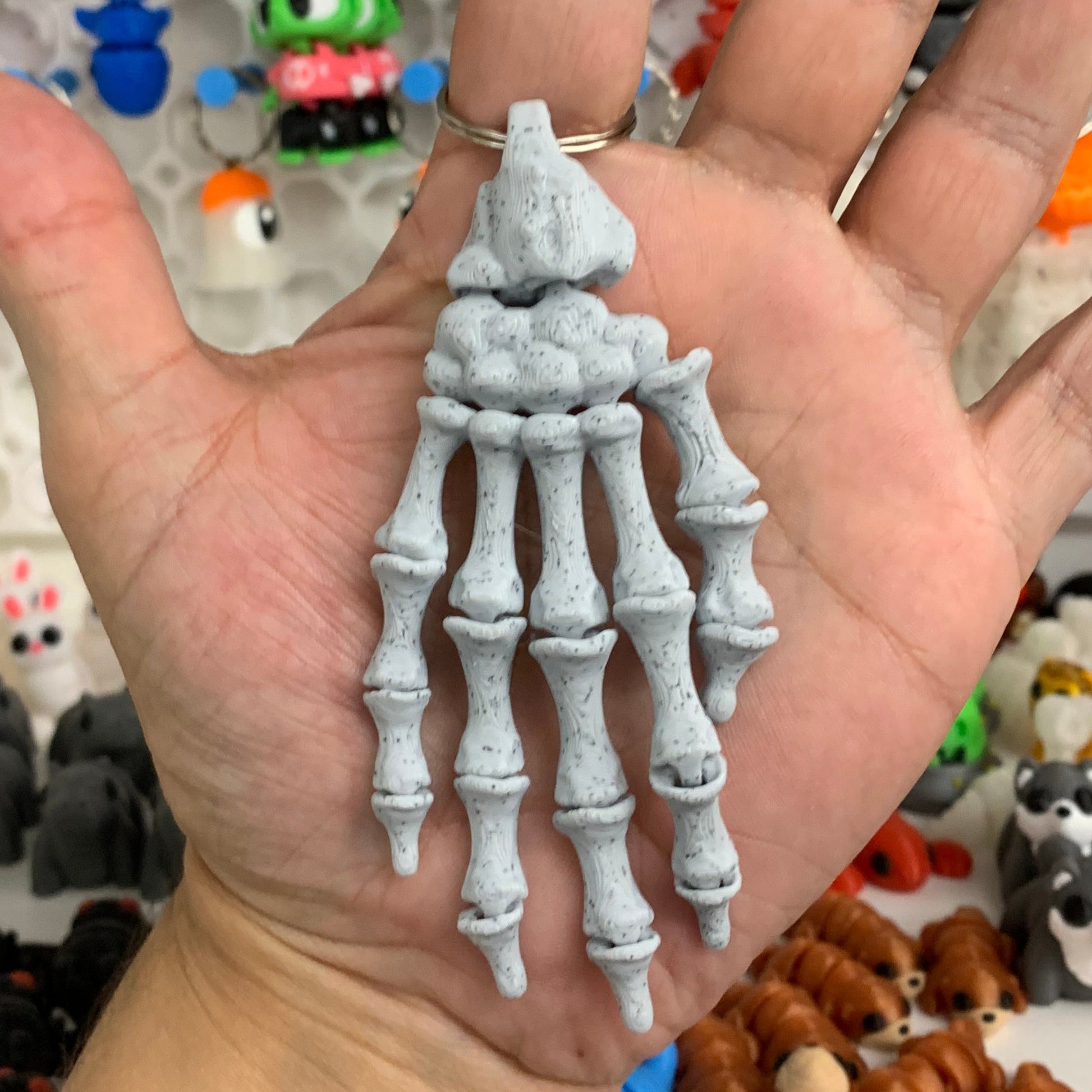 Skelet Hånd Nøglering