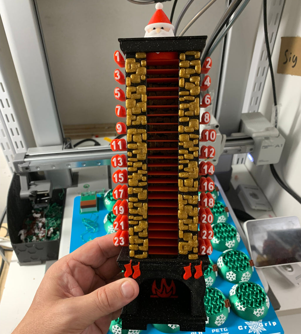 Julemand i Skorsten – Genanvendelig Julekalender