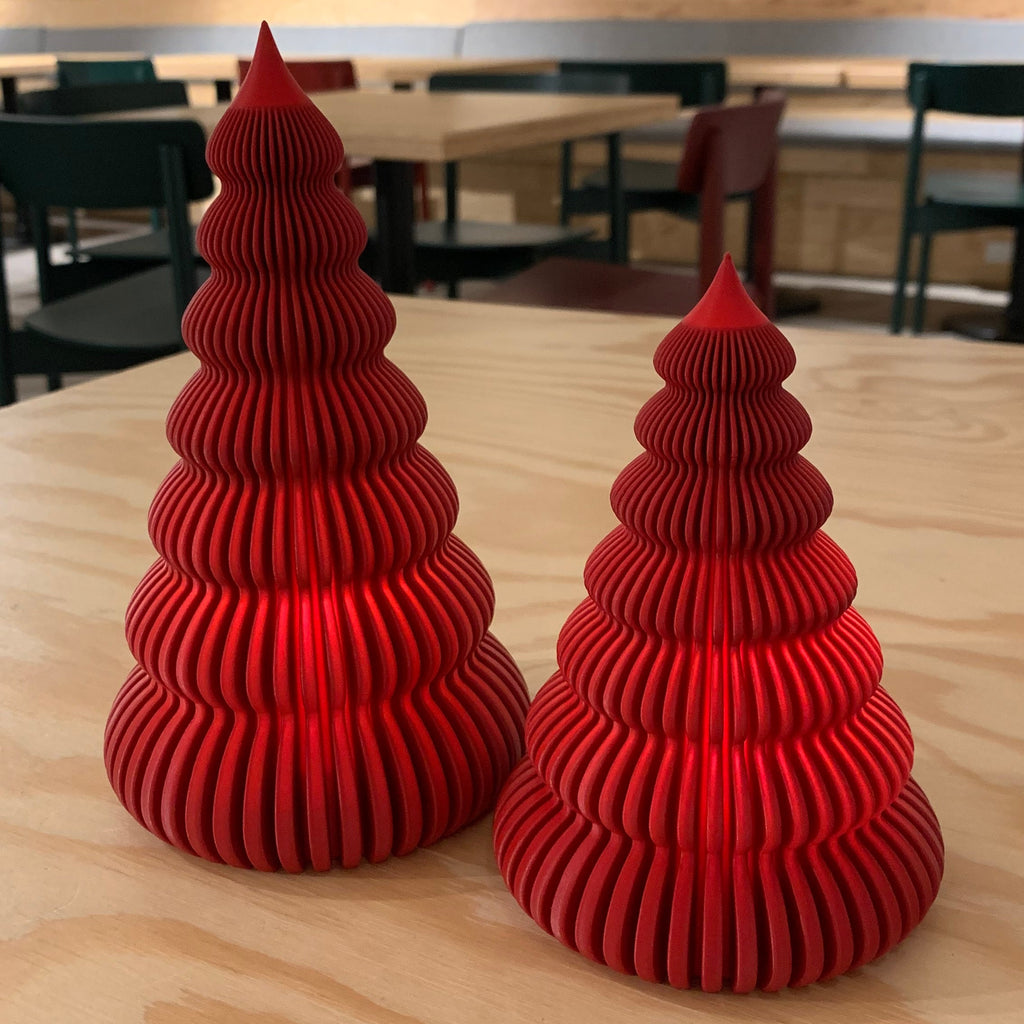 Juletræer til LED Fyrfadslys – Sæt med 2 stk.