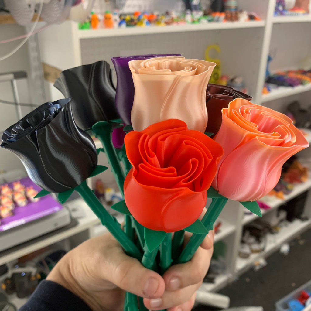 Evighedsrose i 3D-print – Dekorativ blomst
