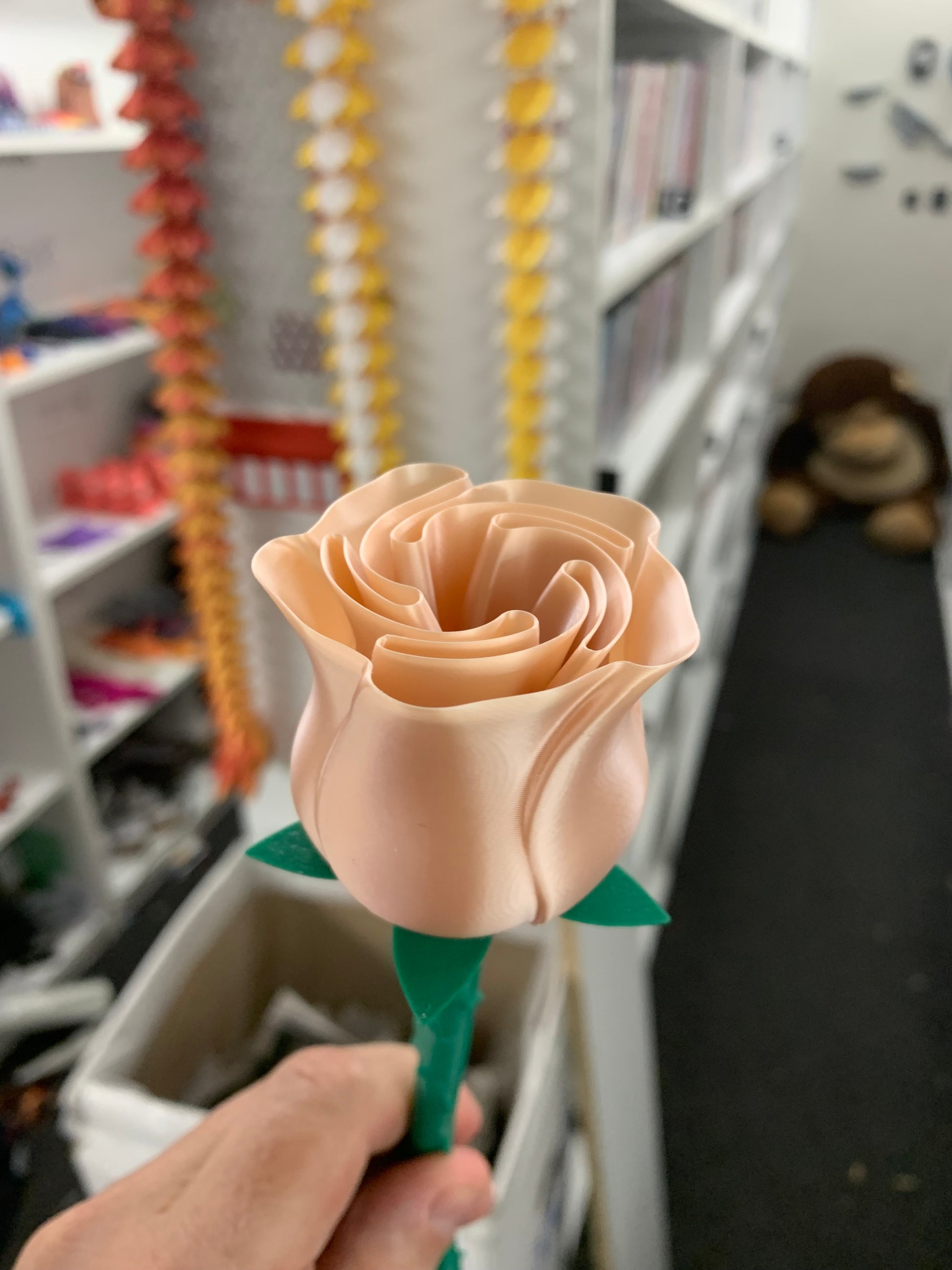 Evighedsrose i 3D-print – Dekorativ blomst