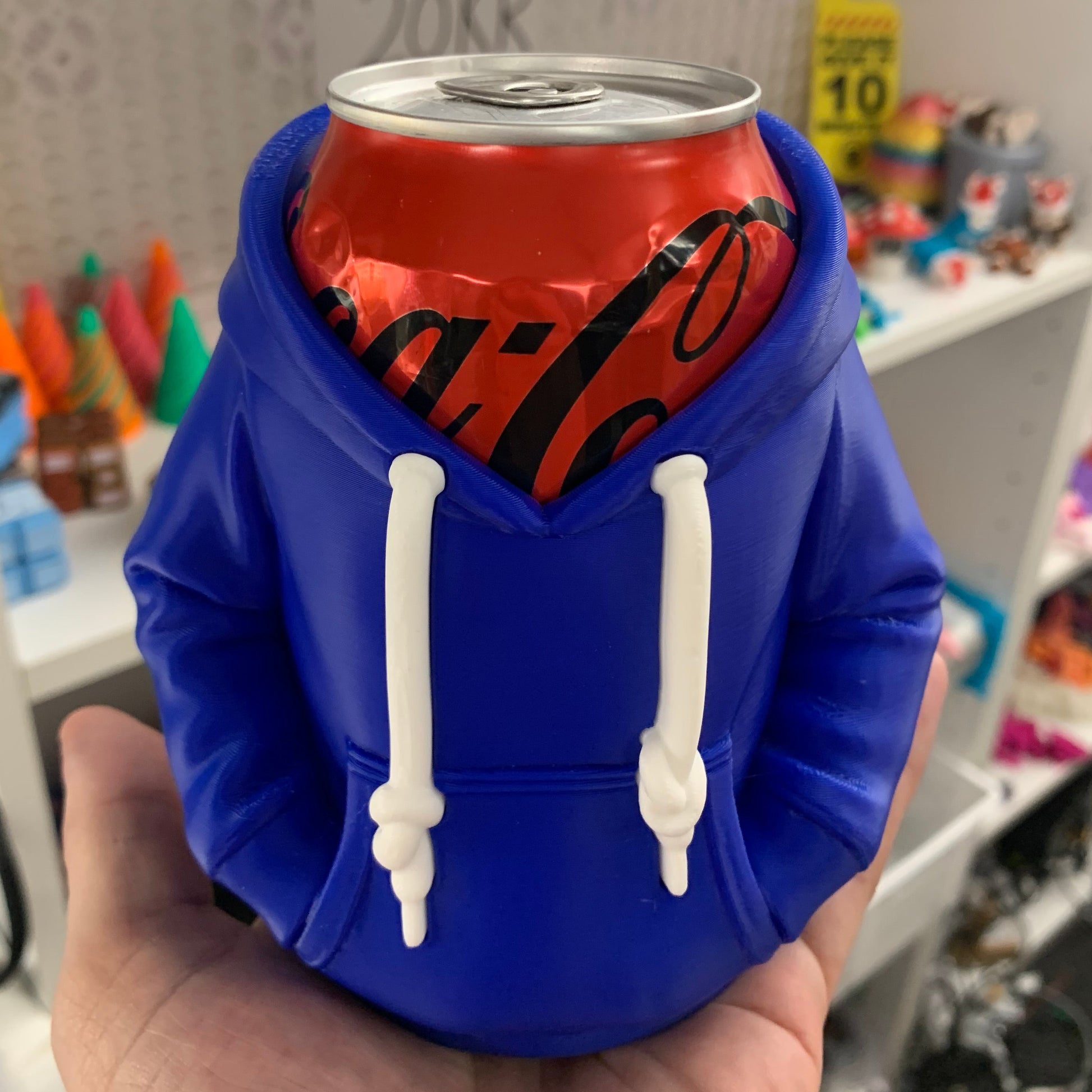 Sodavands-holder i Hoodie – Sjov 3D-printet Dåseholder