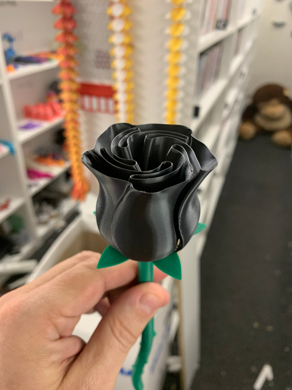 Evighedsrose i 3D-print – Dekorativ blomst