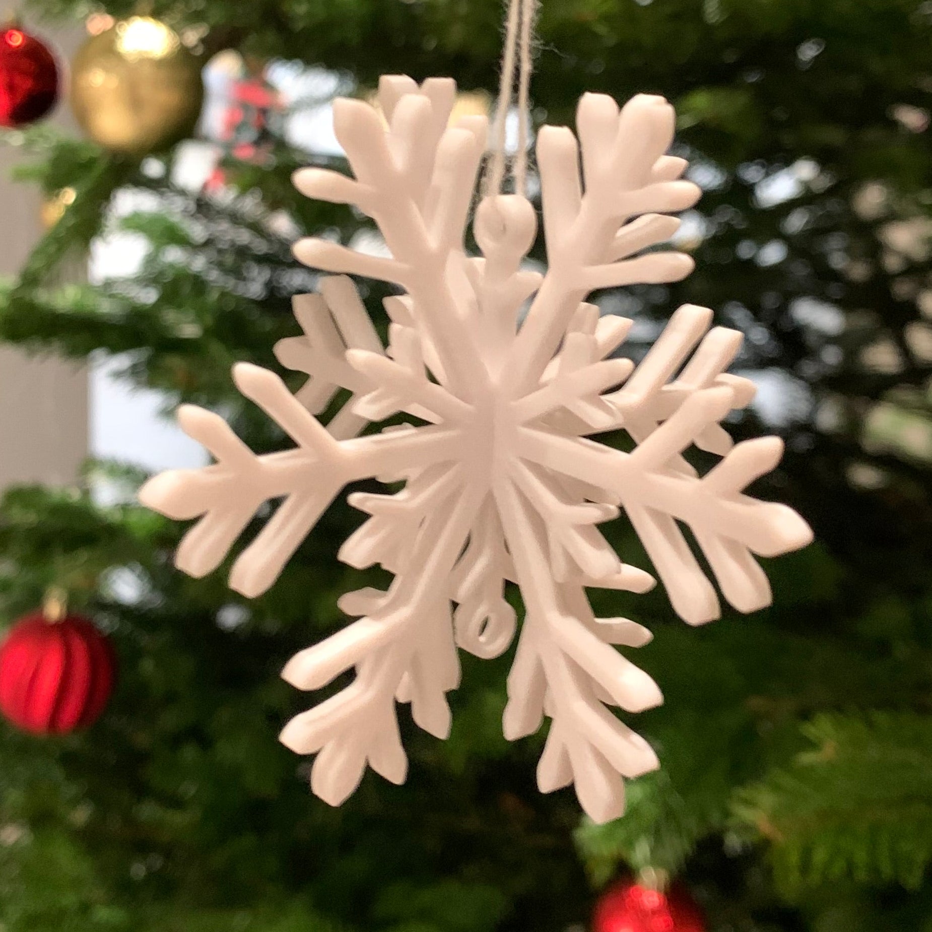 Snefnug - Elegant Julepynt