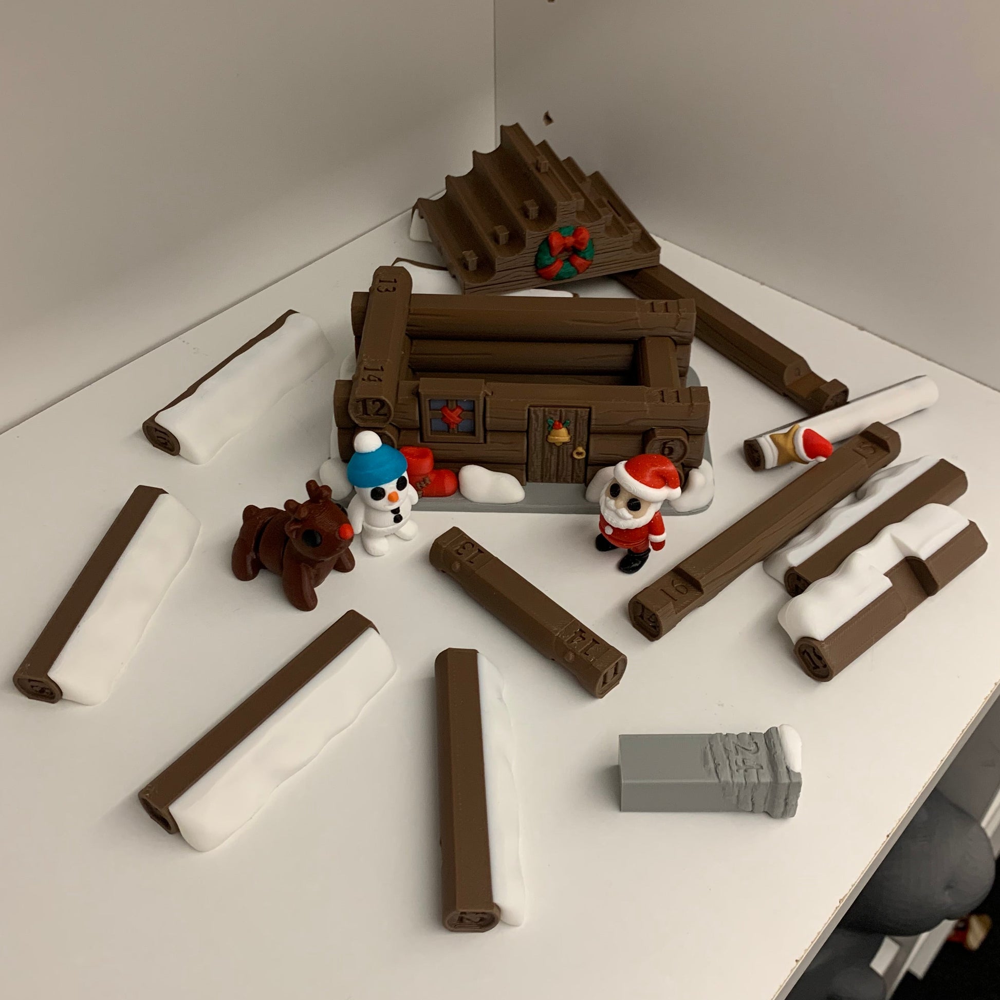 Byg-en-Julehytte – 3D-printet Julekalender