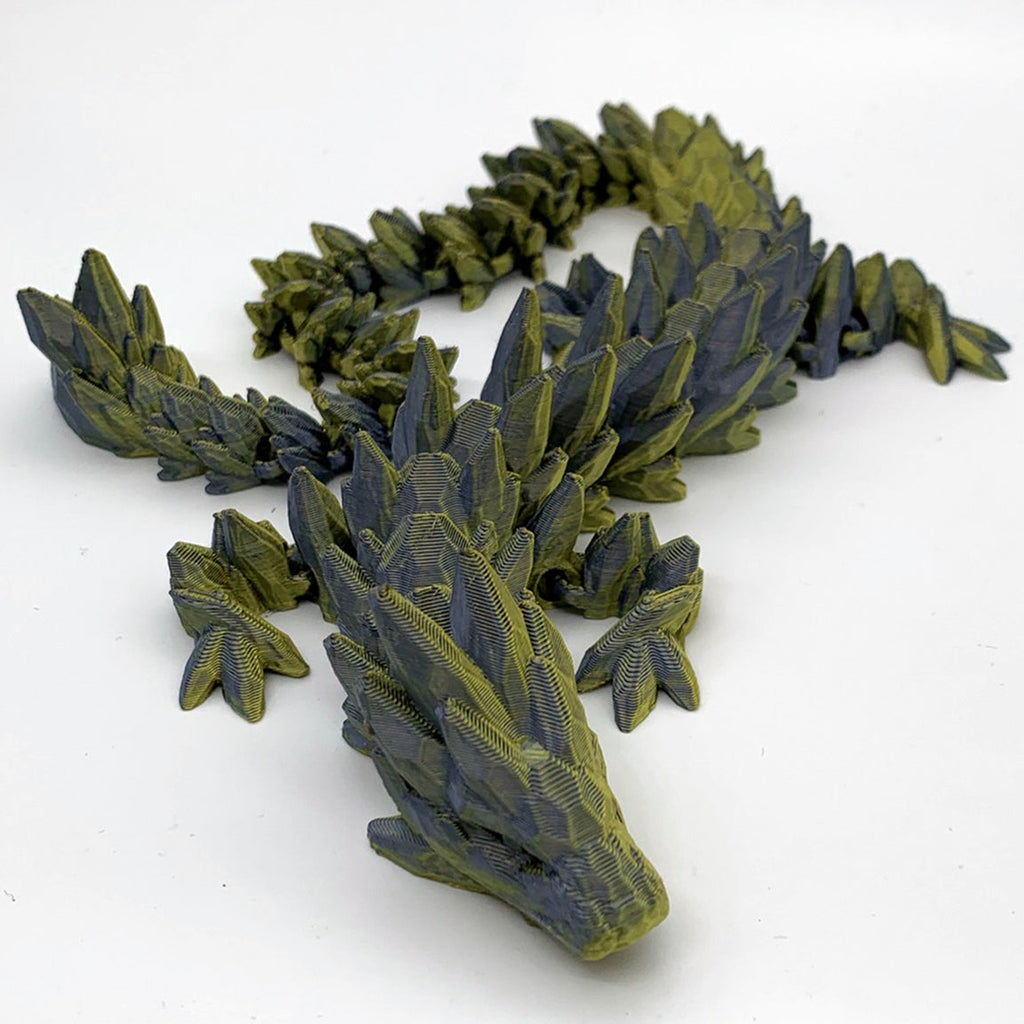 Gemstone Drage – Unik 3D-Printet Fidget Toy