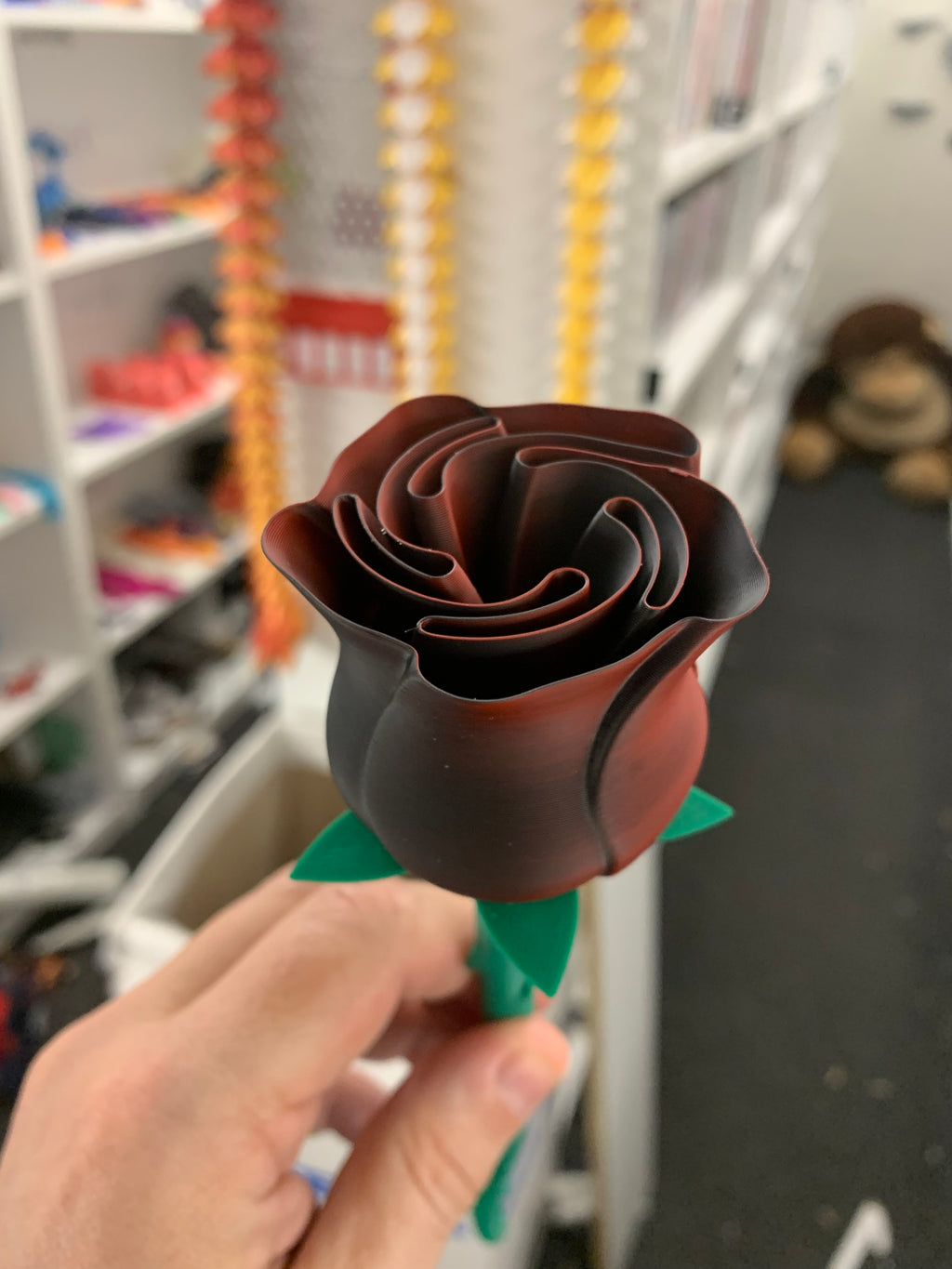 Evighedsrose i 3D-print – Dekorativ blomst