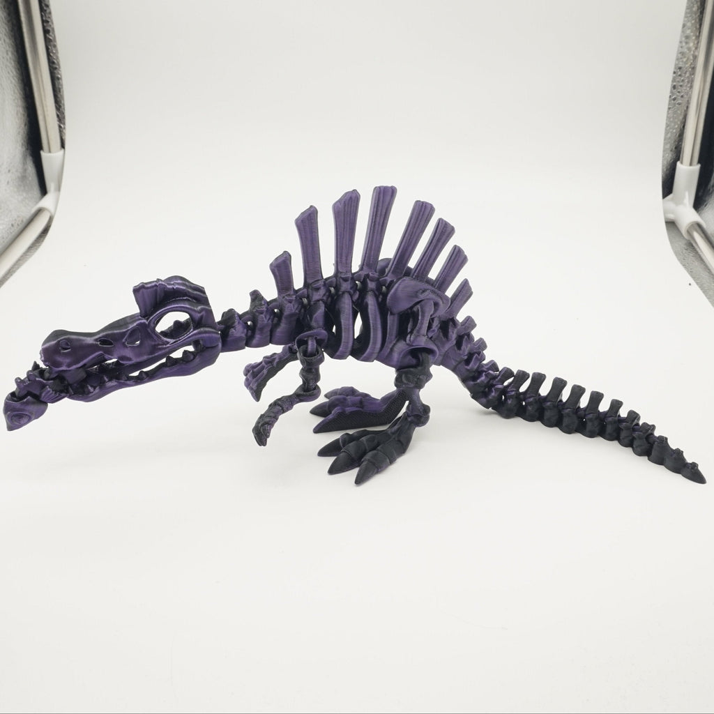 3D-Printet Spinosaurus – 11 cm Høj med Sjov Fisk