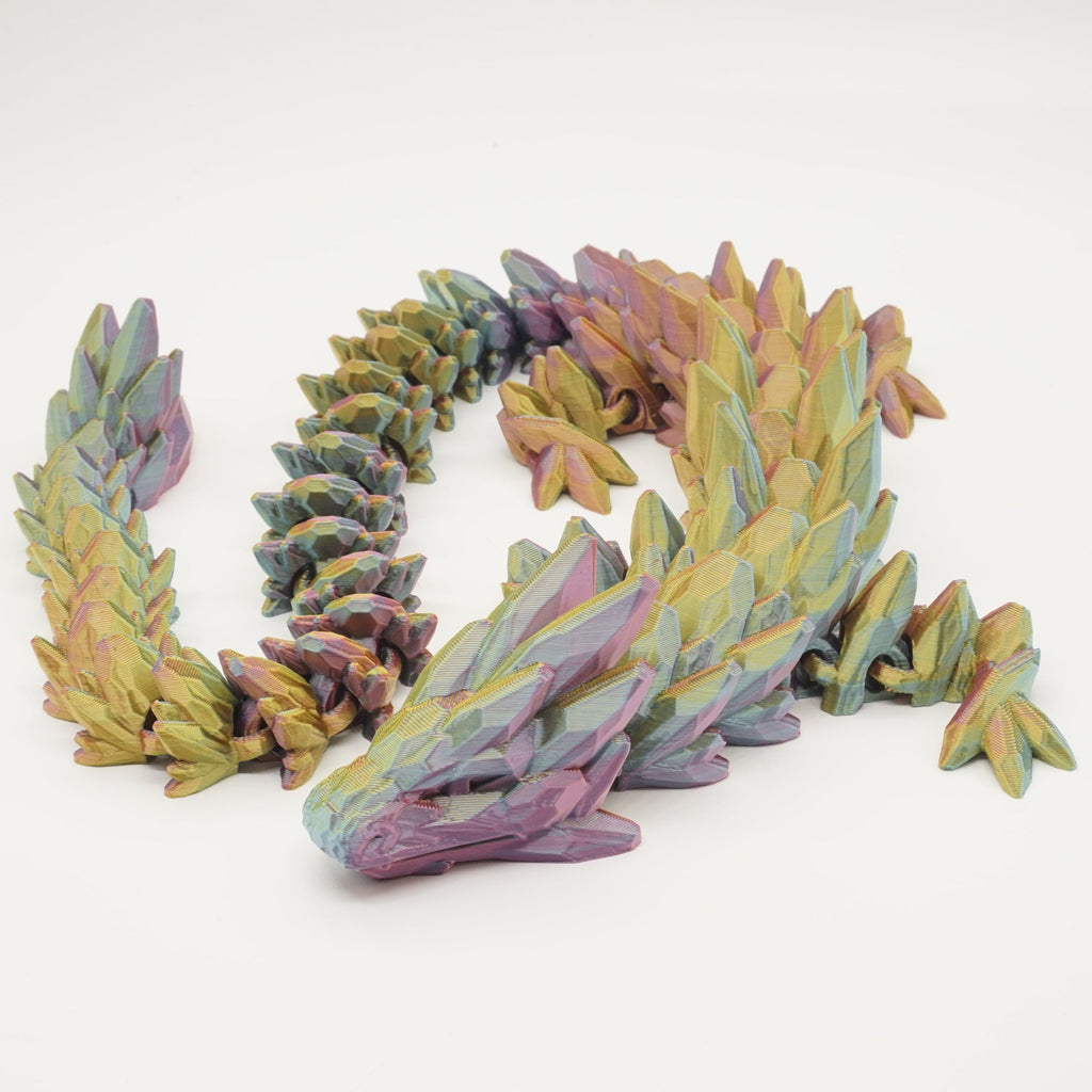 Gemstone Drage – Unik 3D-Printet Fidget Toy