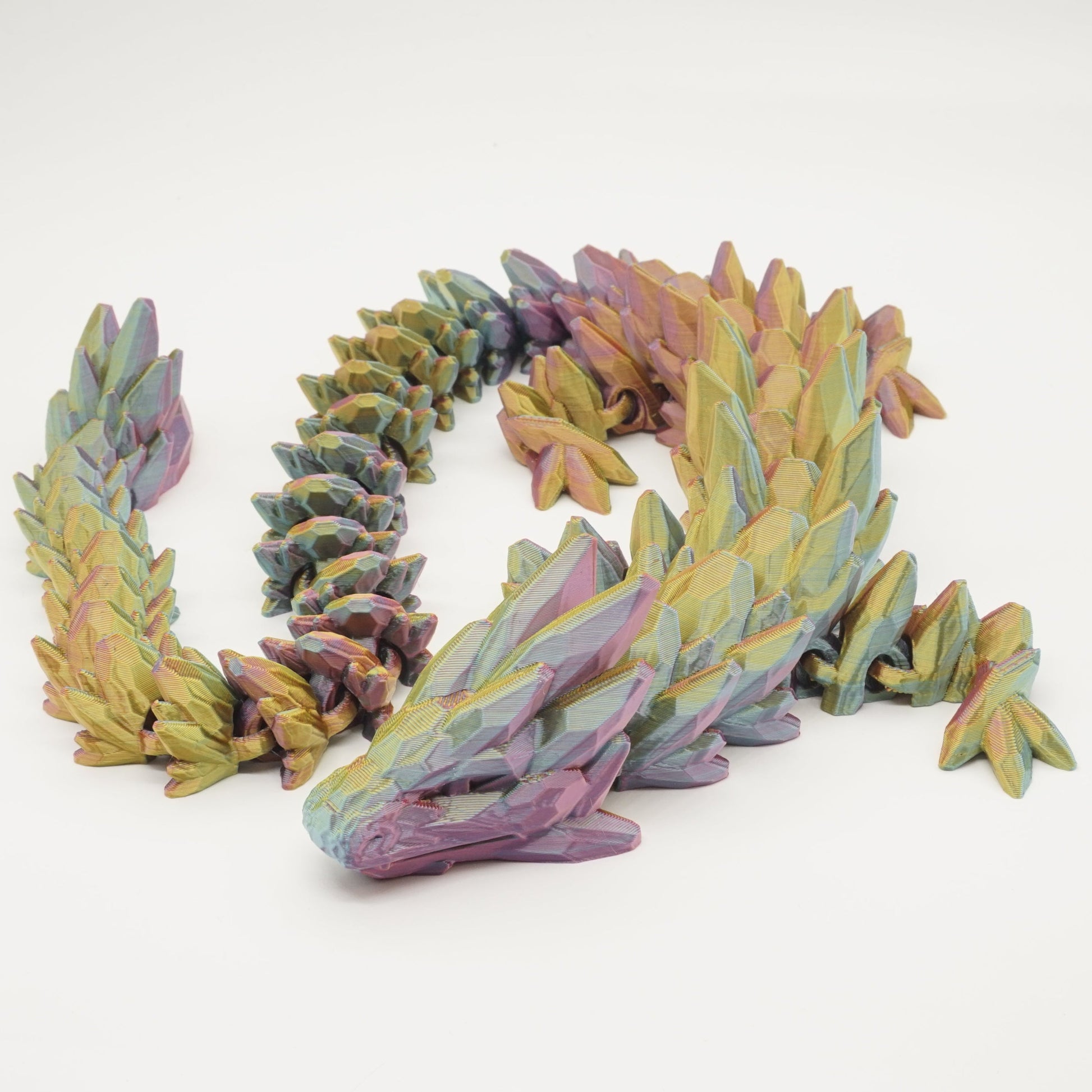 Gemstone Drage – Unik 3D-Printet Fidget Toy