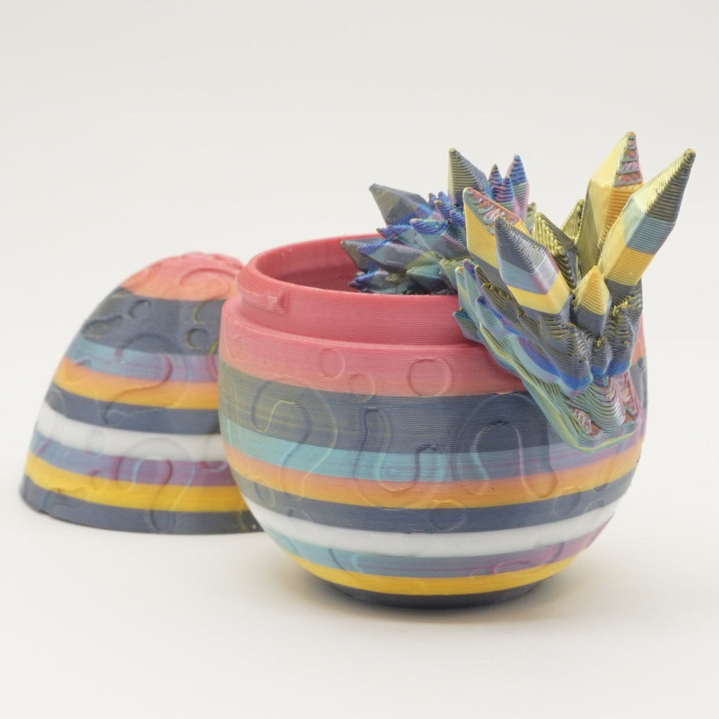 Drageæg med Krystaldrage – 100% Unik og Bæredygtig! 🐉✨