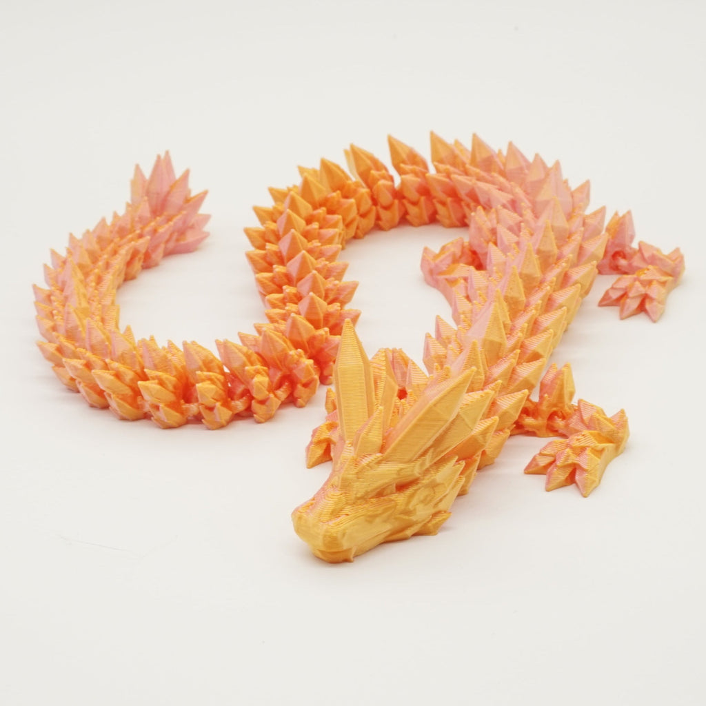 Krystal Drage - Unik 3D-Printet Fidget Toy