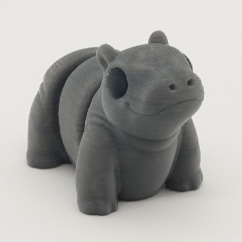 Mini Flodhest Figur – Sødt Samleobjekt