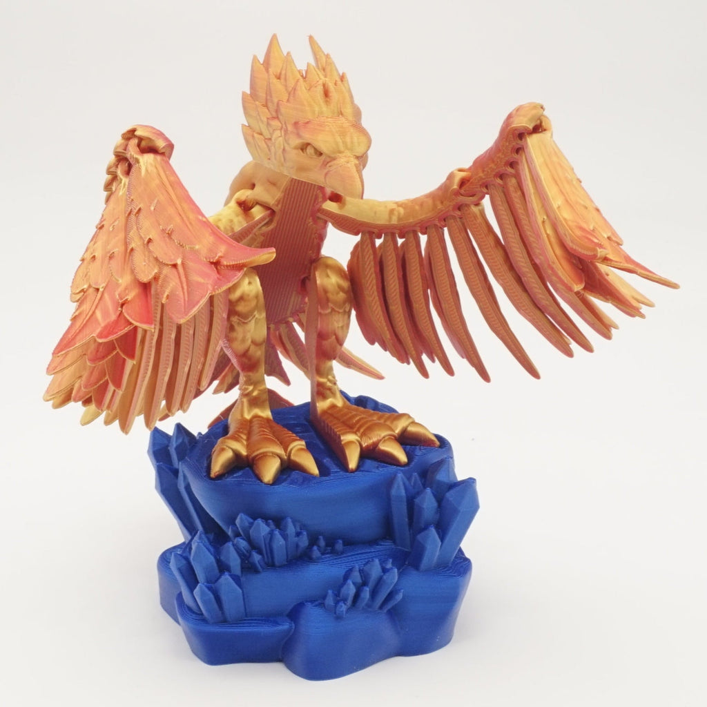 3D-Printet Føniksfigur – Majestætisk og Detaljeret