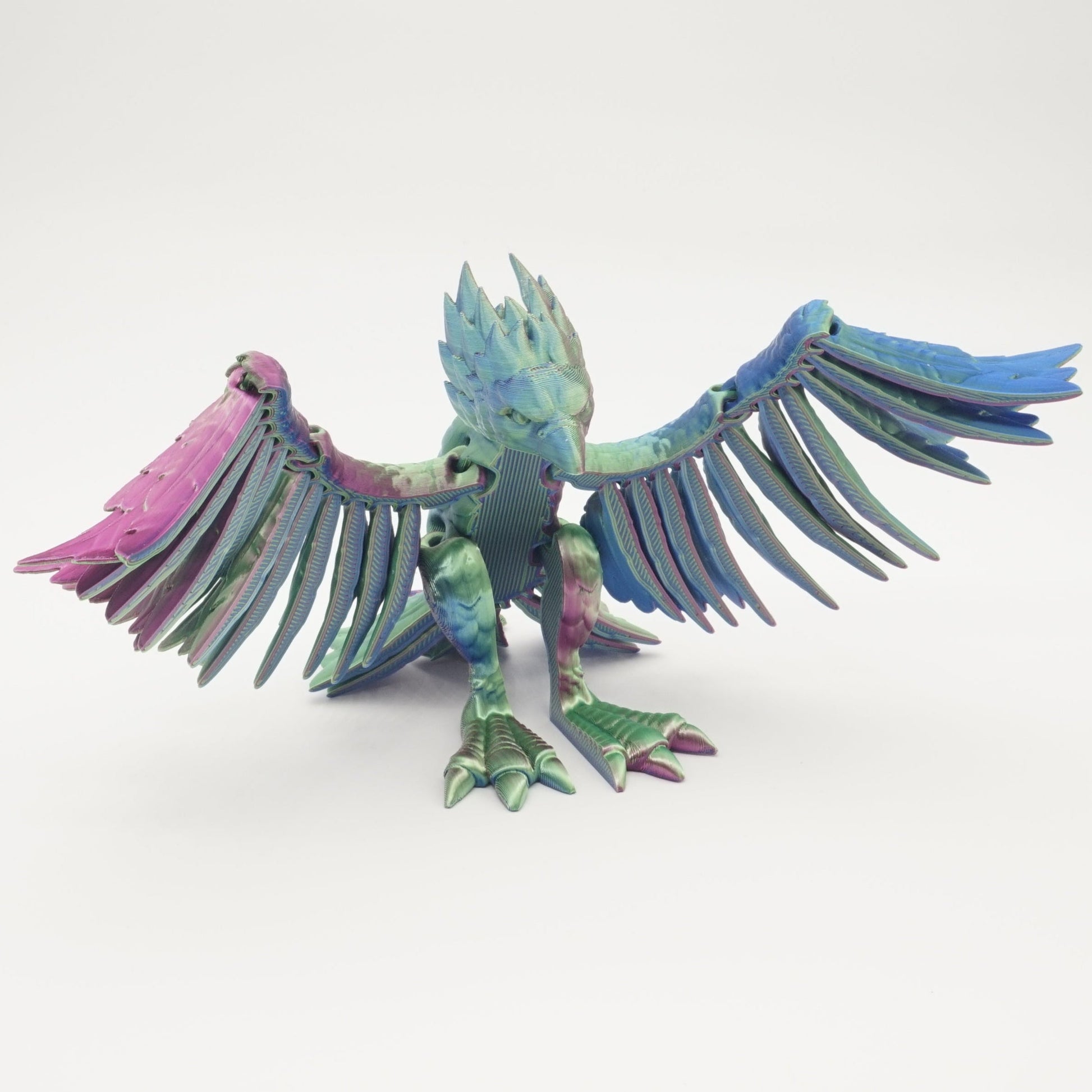 3D-Printet Føniksfigur – Majestætisk og Detaljeret