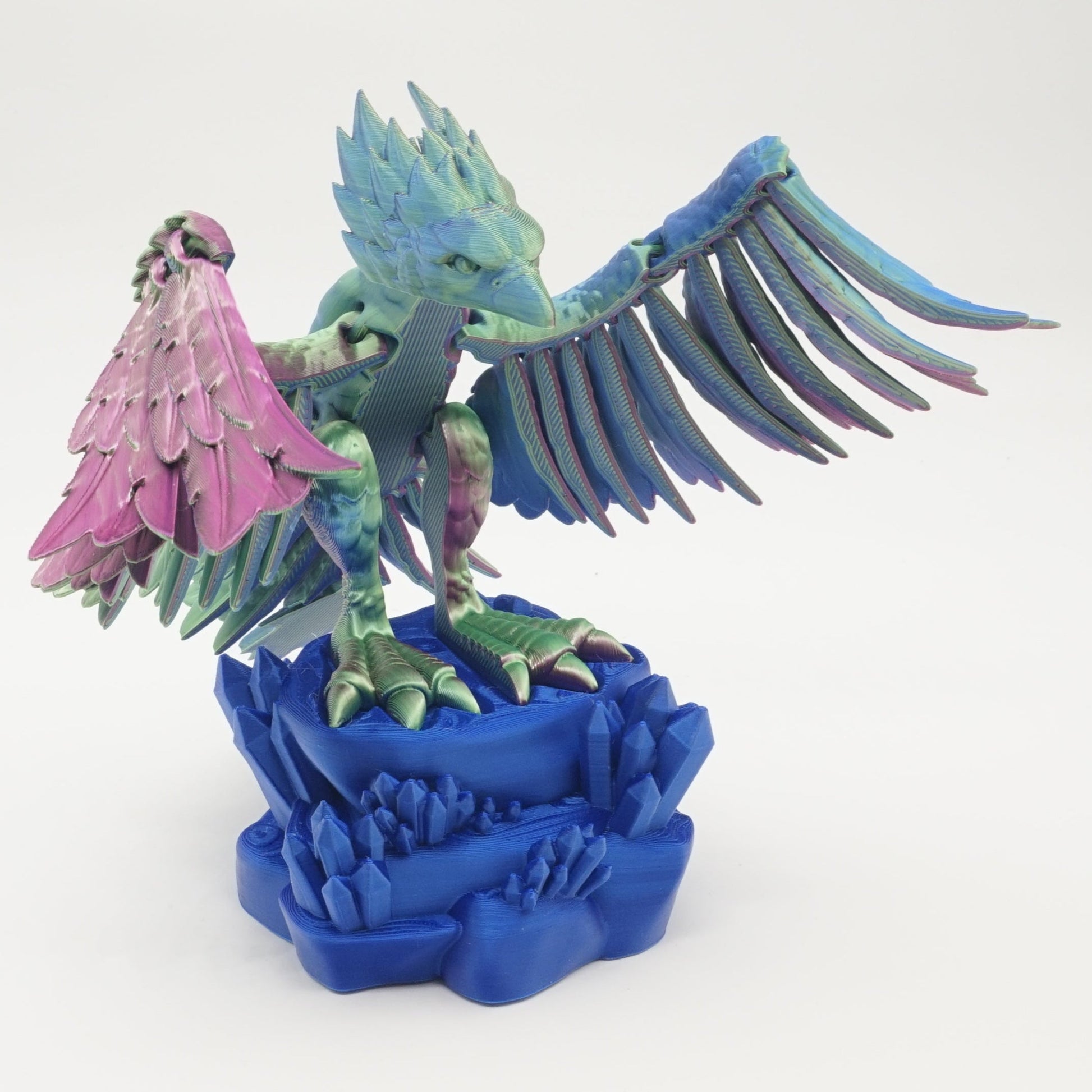 3D-Printet Føniksfigur – Majestætisk og Detaljeret