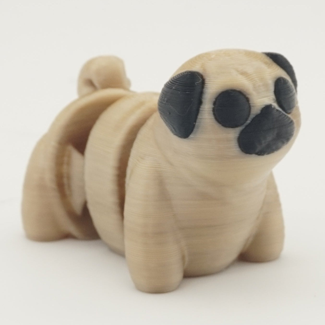 Mini Mops Figur – Sødt Samleobjekt