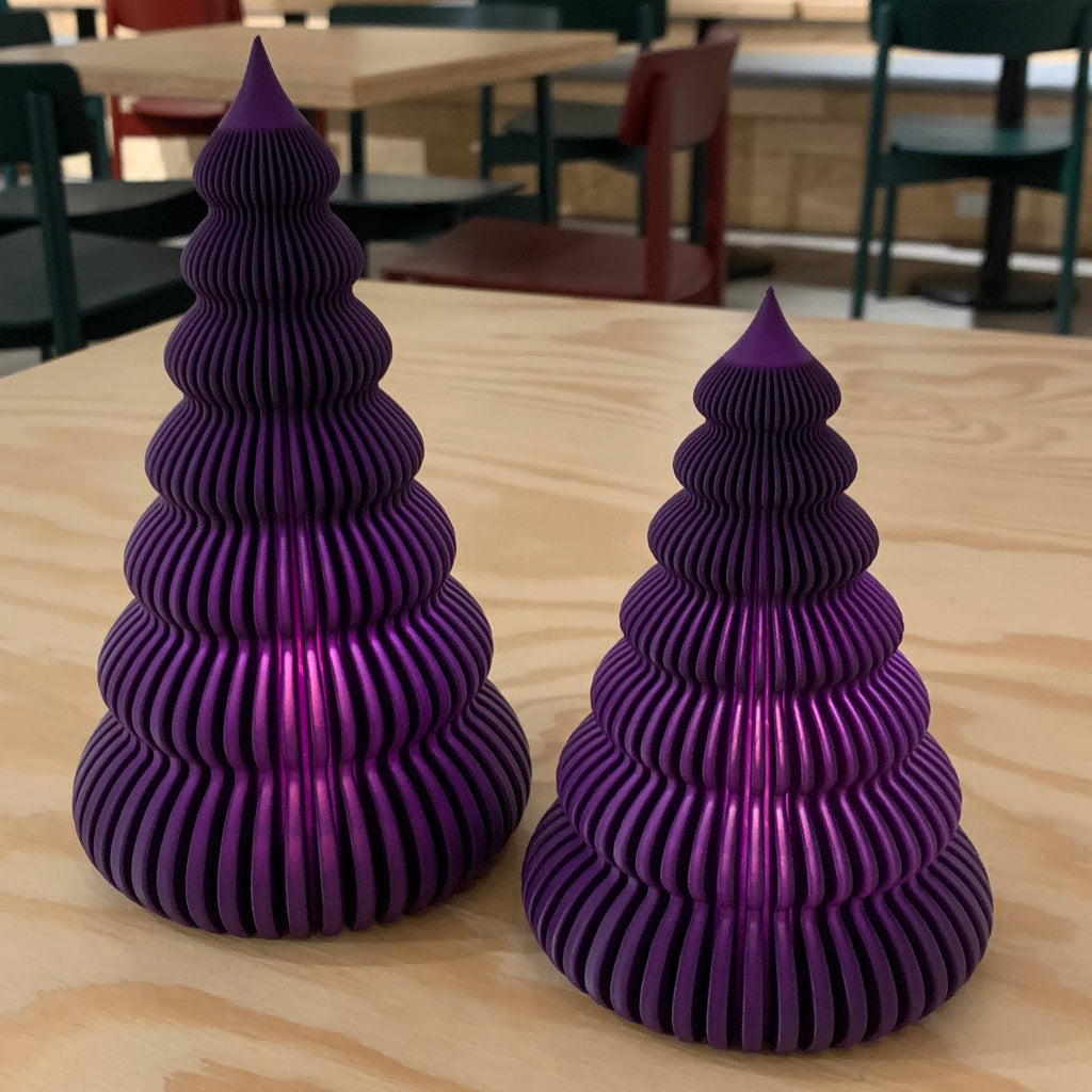 Juletræer til LED Fyrfadslys – Sæt med 2 stk.