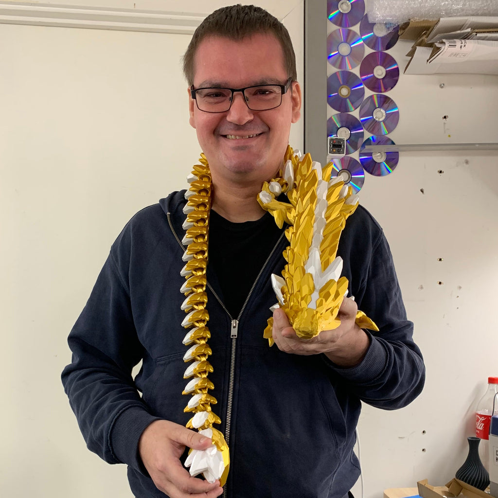 Kæmpe 3D-Printet Drage – 122 cm