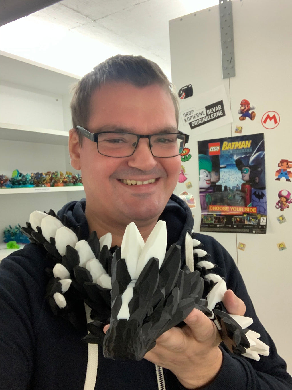 Kæmpe 3D-Printet Drage – 122 cm