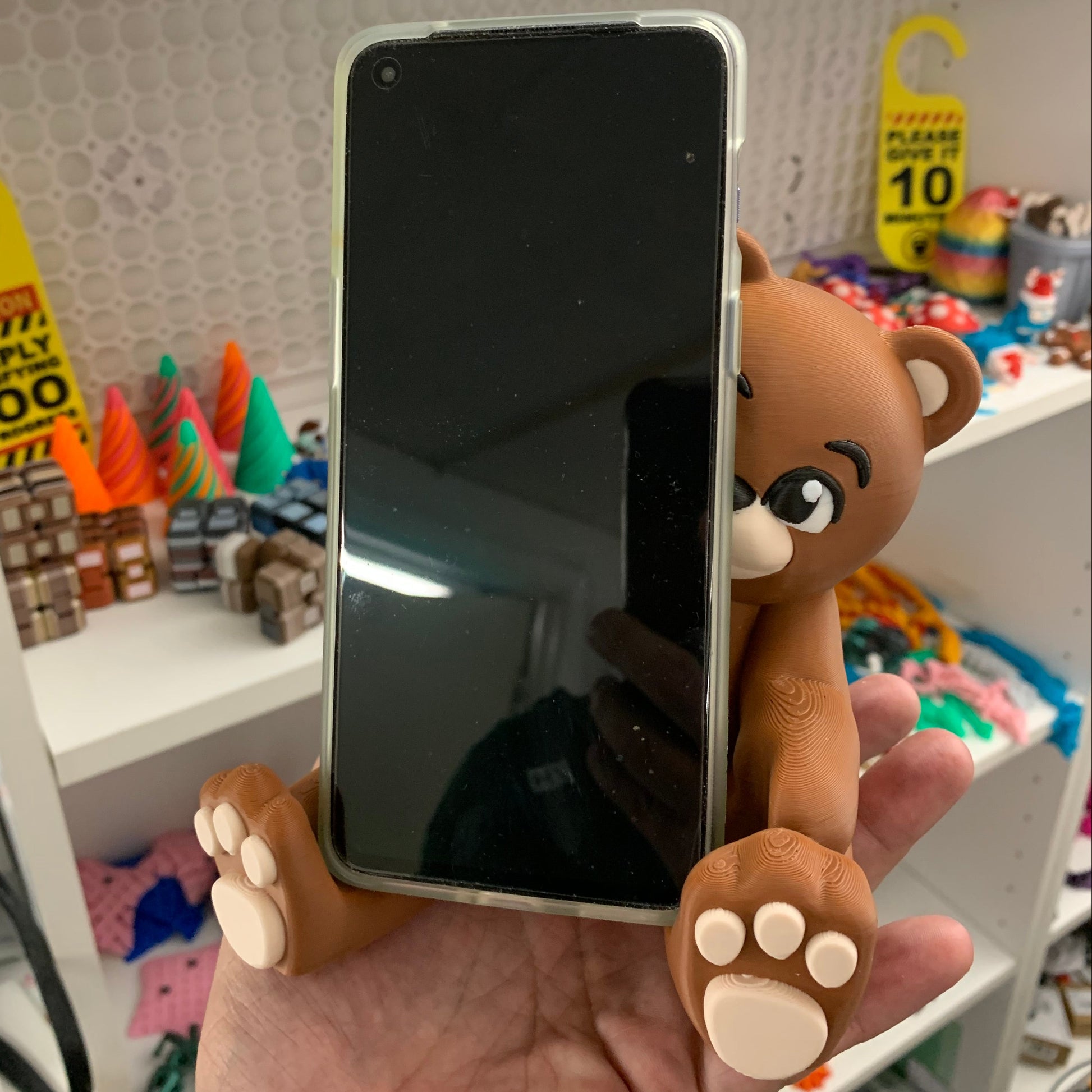 Bamse Telefon Holder