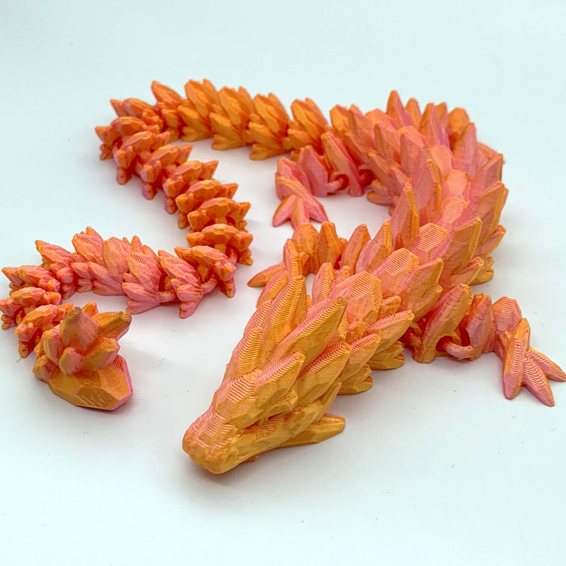 Gemstone Drage – Unik 3D-Printet Fidget Toy